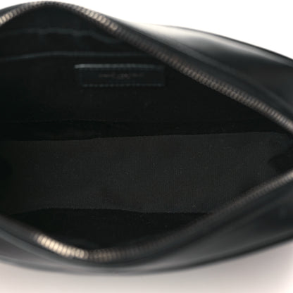Saint Laurent Calfskin Matelasse Monogram Lou Camera Bag Black 5 of 9