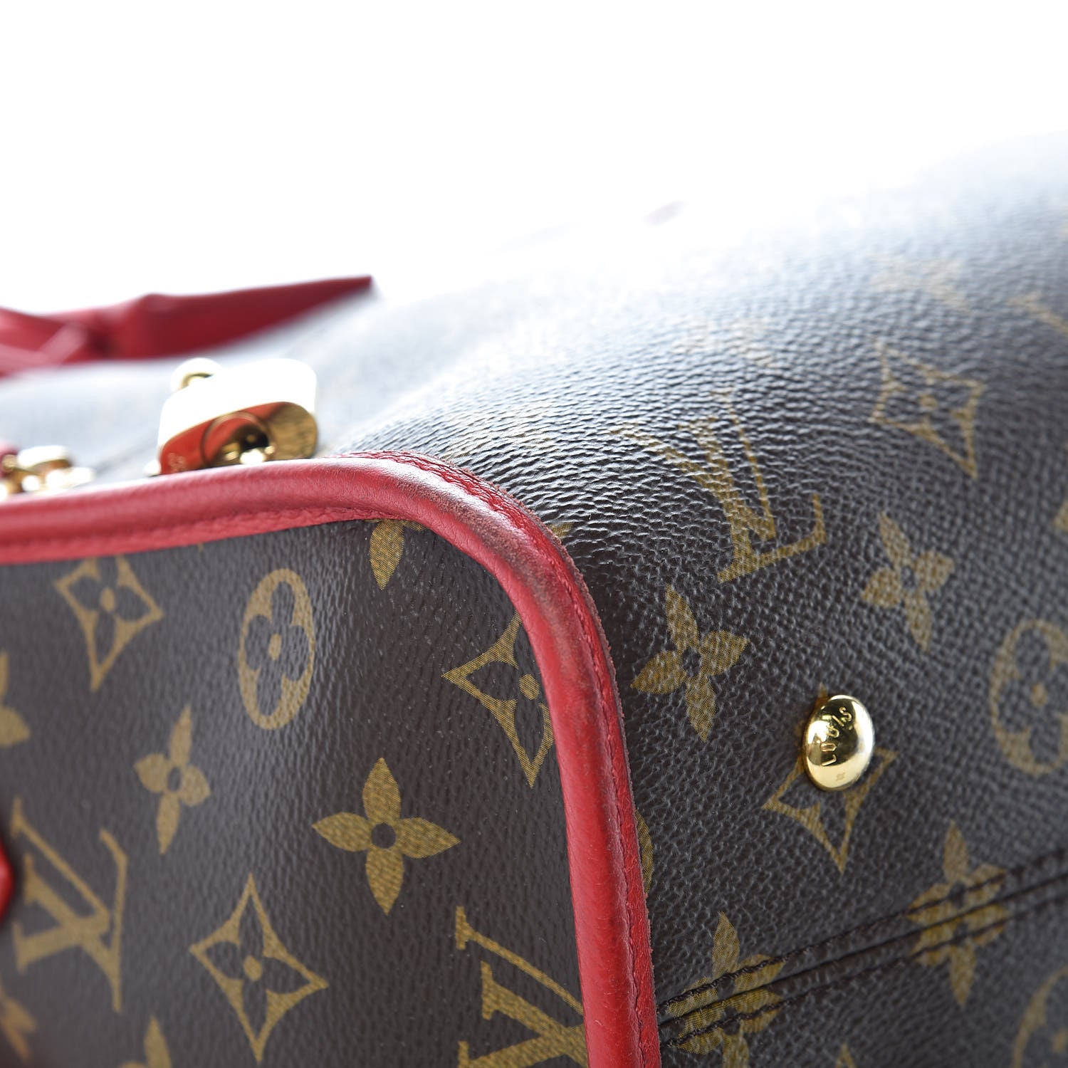 Louis Vuitton Monogram Popincourt PM Red 5 of 12