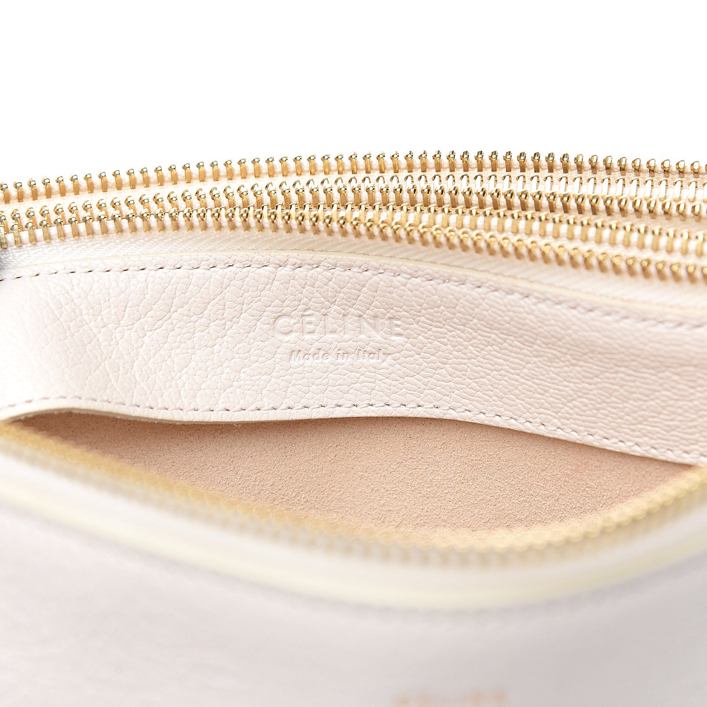 Lambskin Large Trio Crossbody Bag Linen