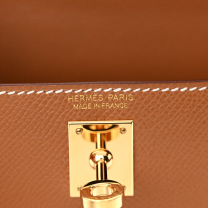 Hermes Epsom Mini Kelly Sellier 20 Gold 6 of 11
