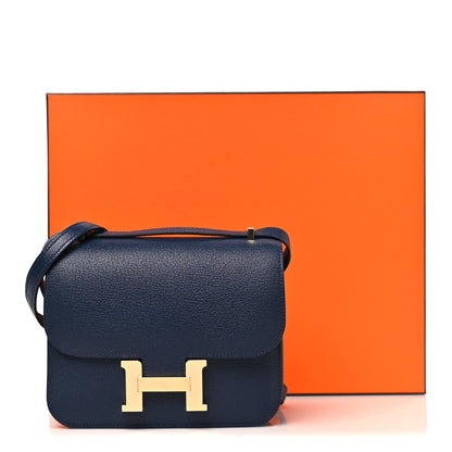 Hermes Chevre Mysore Constance 18 Bleu Navy 10 of 10