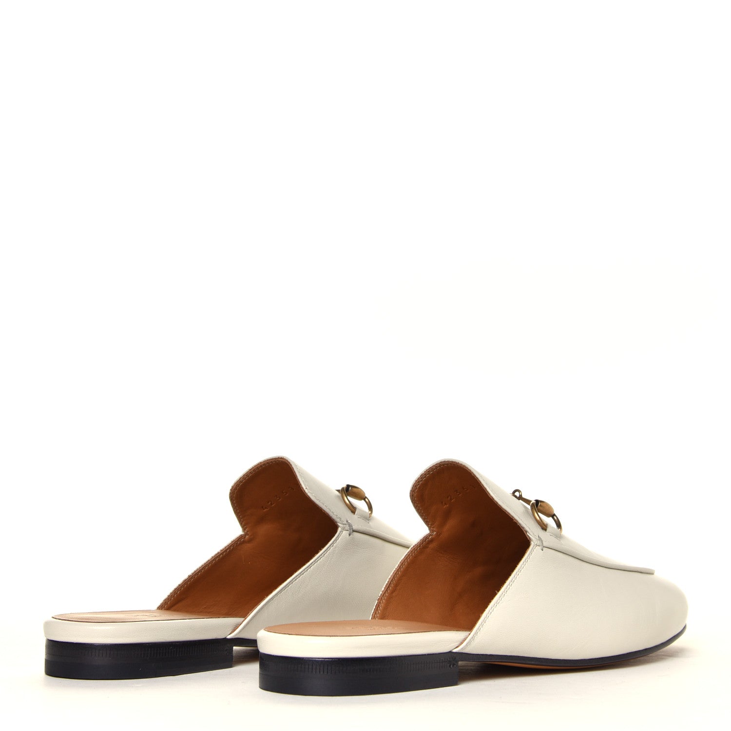 Gucci Malaga Kid Womens Princetown Slippers 38.5 Mystic White 3 of 7