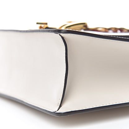 Gucci Calfskin Small Sylvie Shoulder Bag Off White 11 of 12