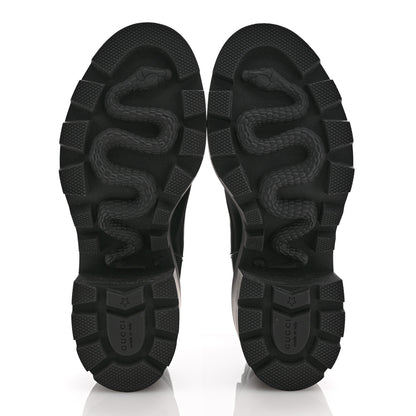 Gucci Magnum Calfskin Logo Ankle Boots 40.5 Black 6 of 11