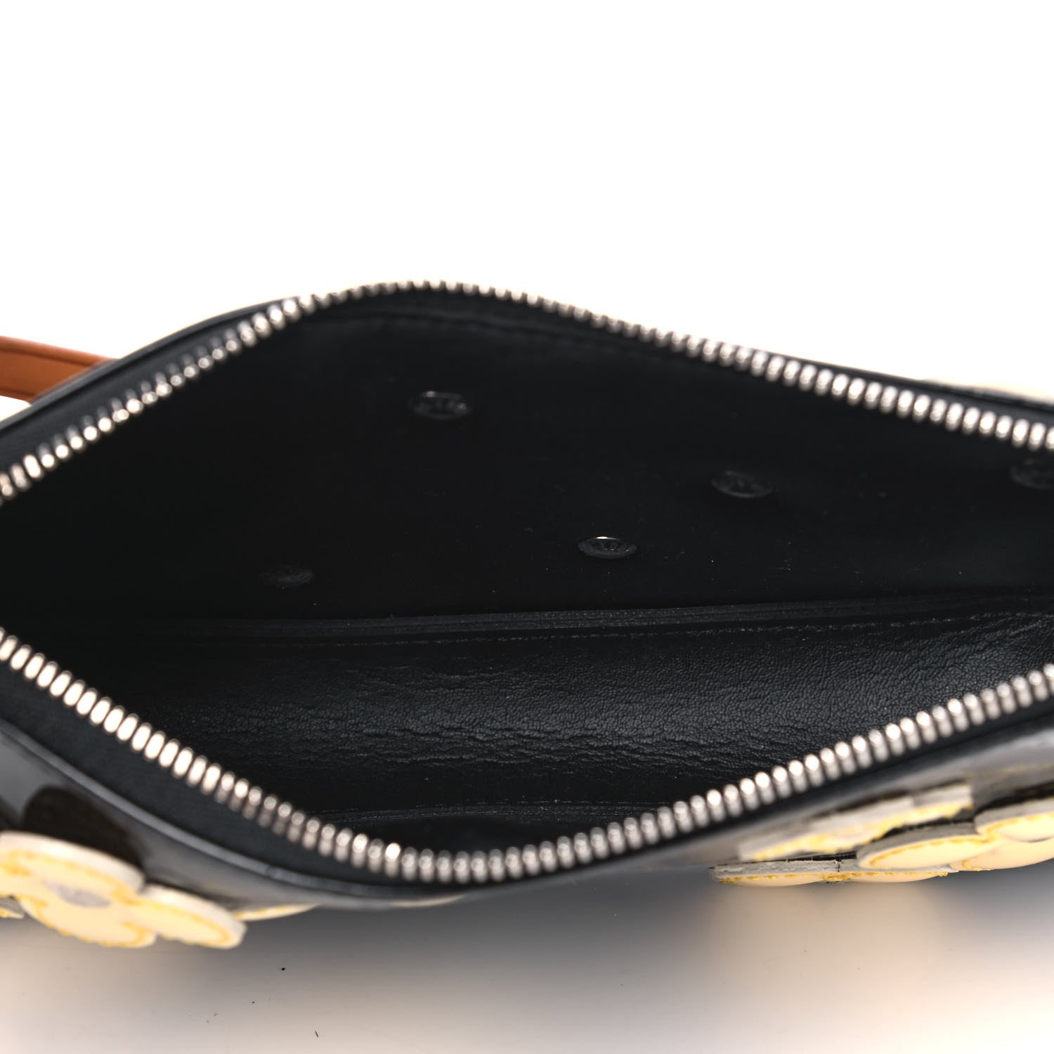 Louis Vuitton Vernis Lexington Fleurs Pochette Black 4 of 9