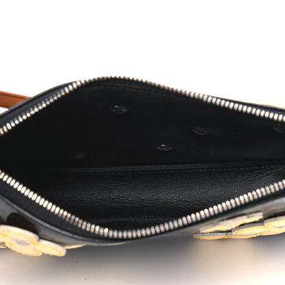 Louis Vuitton Vernis Lexington Fleurs Pochette Black 4 of 9