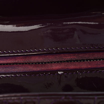 Christian Dior Patent Cannage Medium Lady Dior Purple 7 of 10