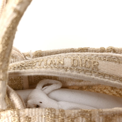 Christian Dior Oblique Mini Book Tote With Strap Gold Multicolor 11 of 11