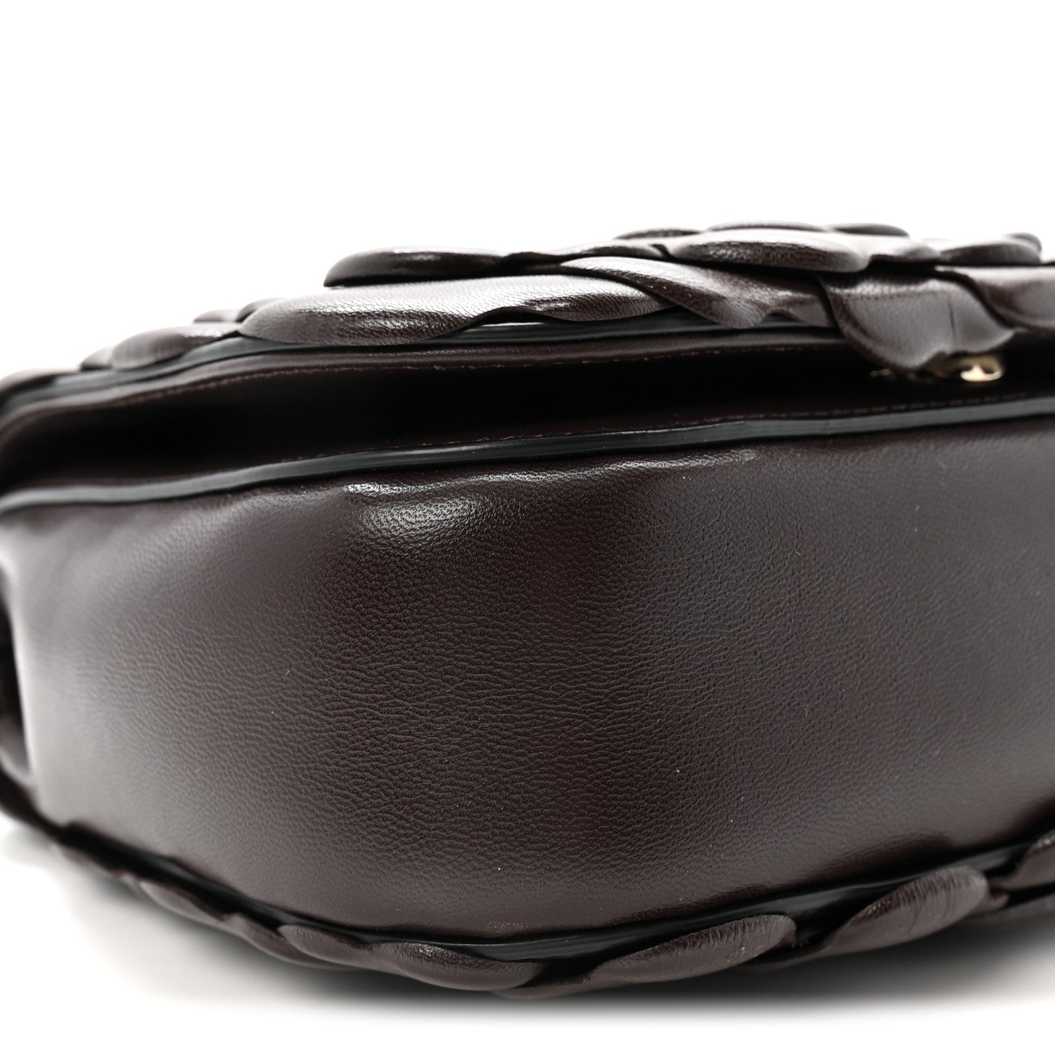 Valentino Garavani Nappa Atelier 03 Rose Edition Small Flap Crossbody Bag Dark Brown 8 of 9