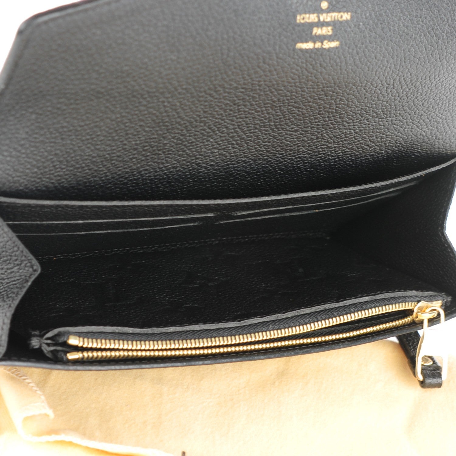 Louis Vuitton Empreinte Curieuse Wallet Black 5 of 7