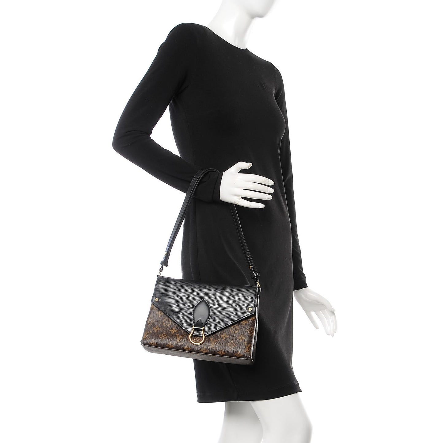 Epi Monogram Saint Michel Black