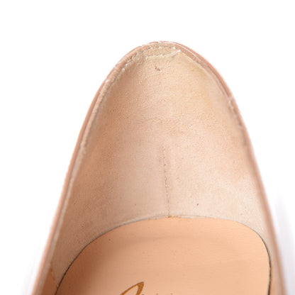 Christian Louboutin Patent Simple 85 Pumps 36.5 Nude 12 of 13