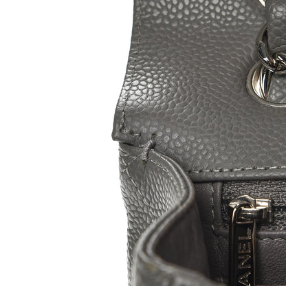 Chanel Caviar Quilted Maxi Single Flap Grey 9 of 14