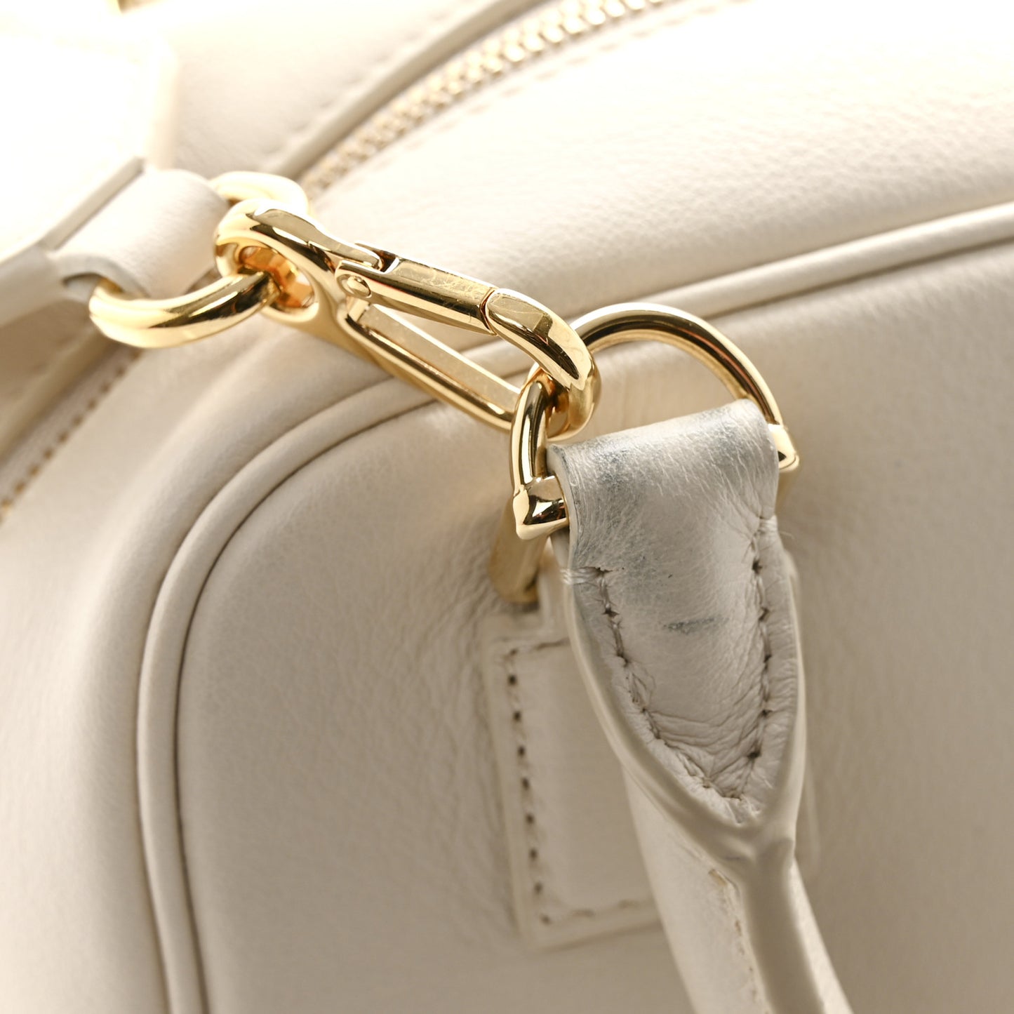 Nappa Calfskin Amazona 16 Square Bag Angora