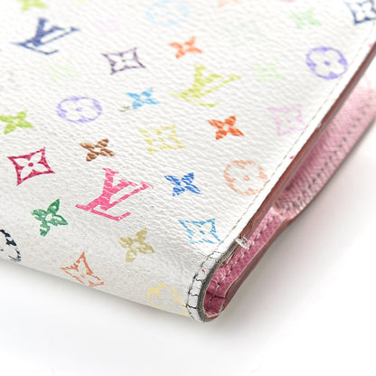 Louis Vuitton Monogram Multicolor Insolite Wallet White Litchi 15 of 18