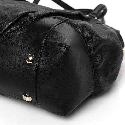 Gucci Guccissima Large Full Moon Tote Black 9 of 9