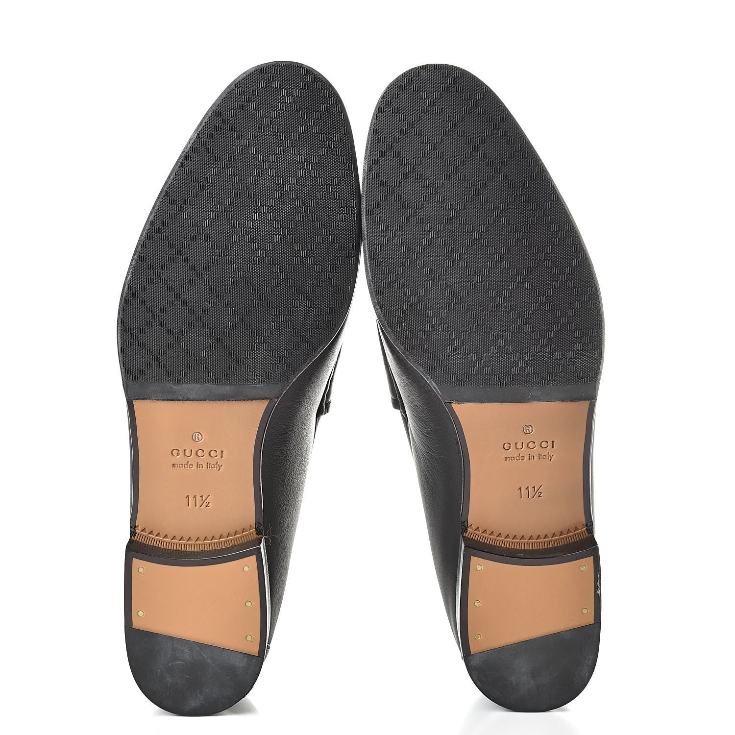 Gucci Calfskin Mens 1953 Horsebit Loafers 11.5 Black 5 of 10