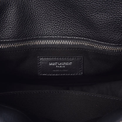 Saint Laurent Grained Calfskin Baby Supple Sac De Jour Black 6 of 8