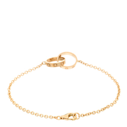 Cartier 18K Yellow Gold Interlocking LOVE Bracelet 2 of 3