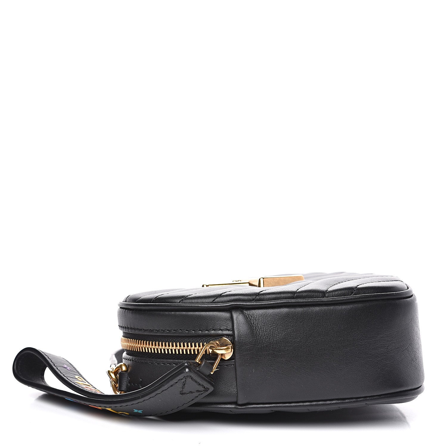 Louis Vuitton Calfskin New Wave Heart Bag Black 4 of 12