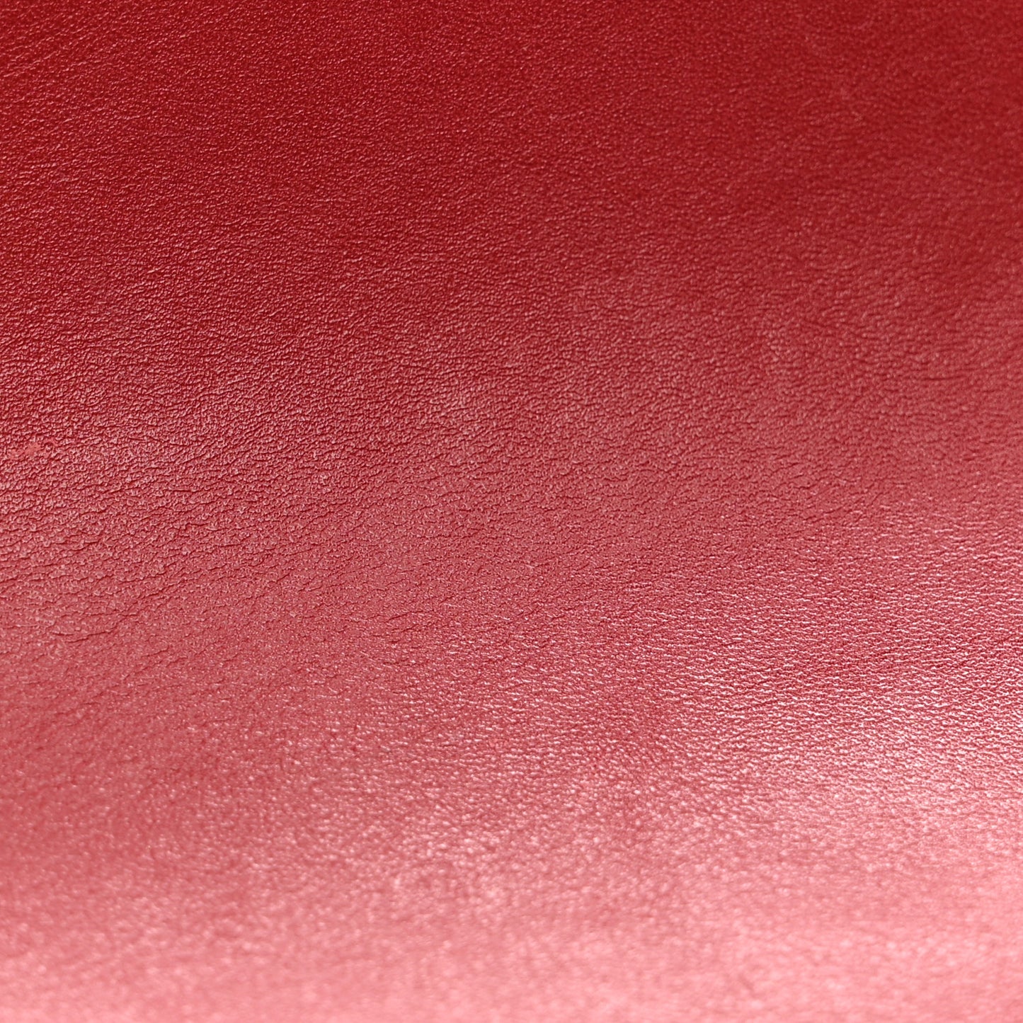 Patent Calfskin Quilted Mini Rectangular Flap Dark Red