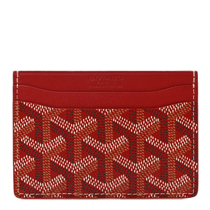 Goyard Goyardine Saint Sulpice Card Holder Red 1 of 6