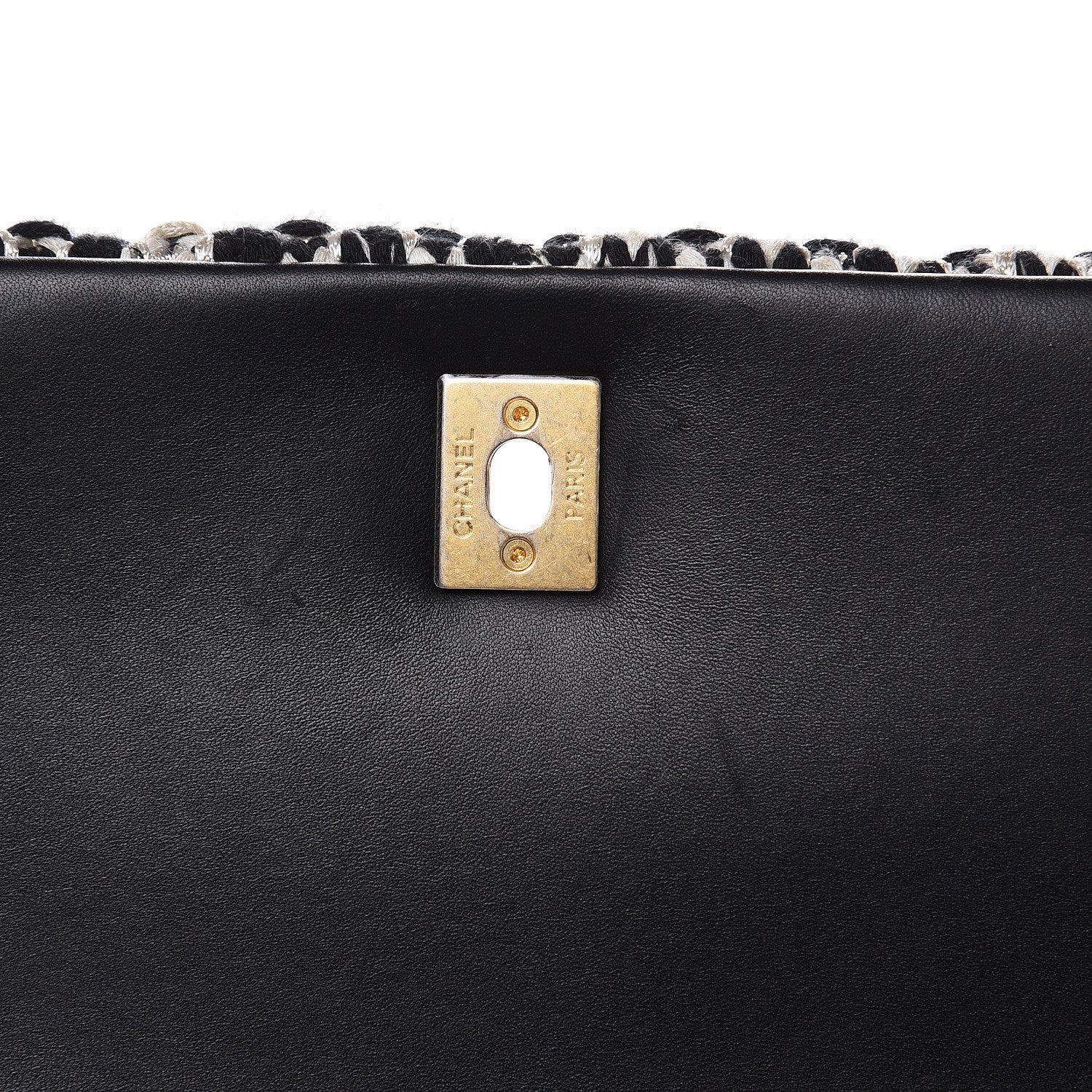 Chanel Crochet Small Coco Handle Flap Black Beige 18 of 18
