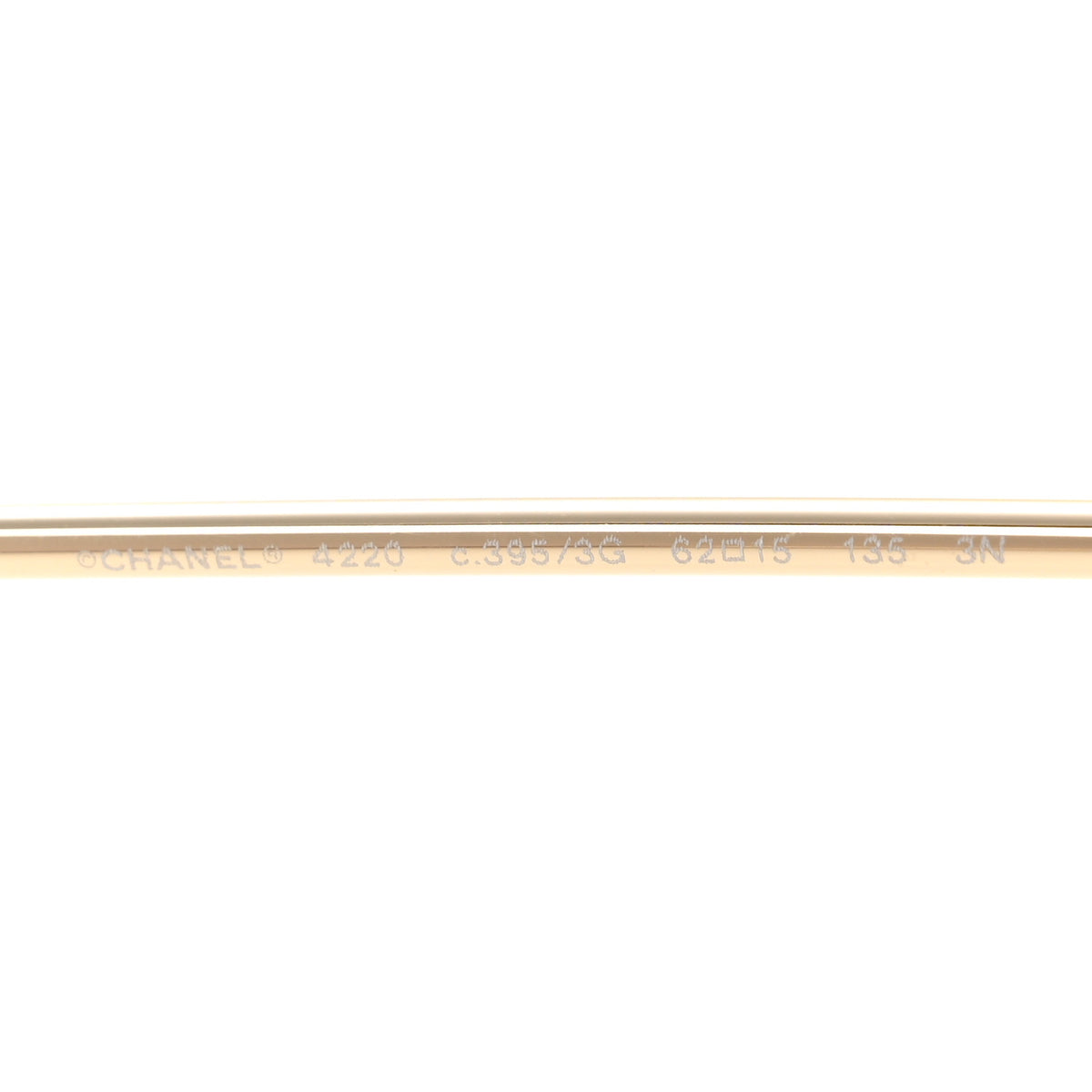 Metal Spring Round Sunglasses 4220 Gold Brown