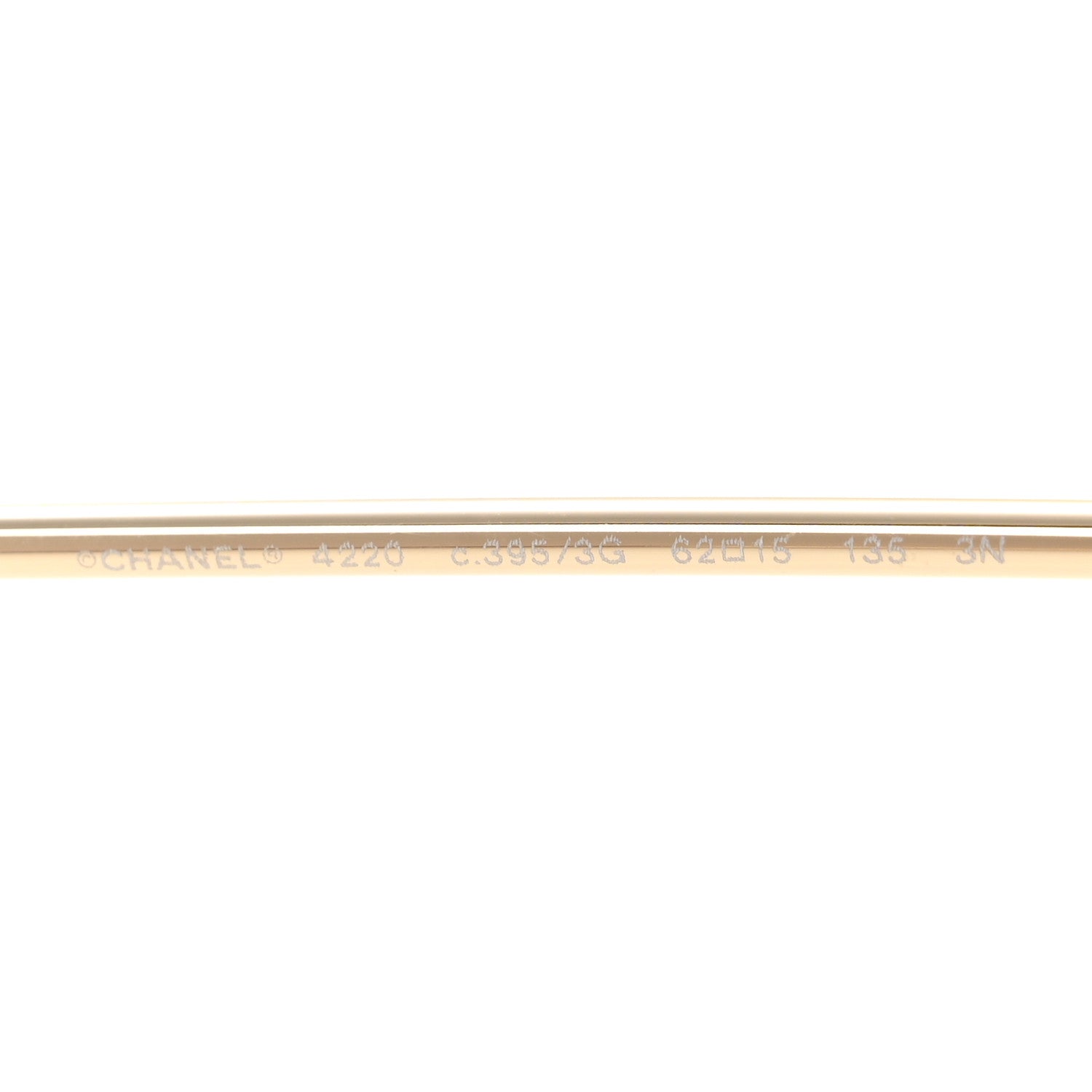Chanel Metal Spring Round Sunglasses 4220 Gold Brown 5 of 8