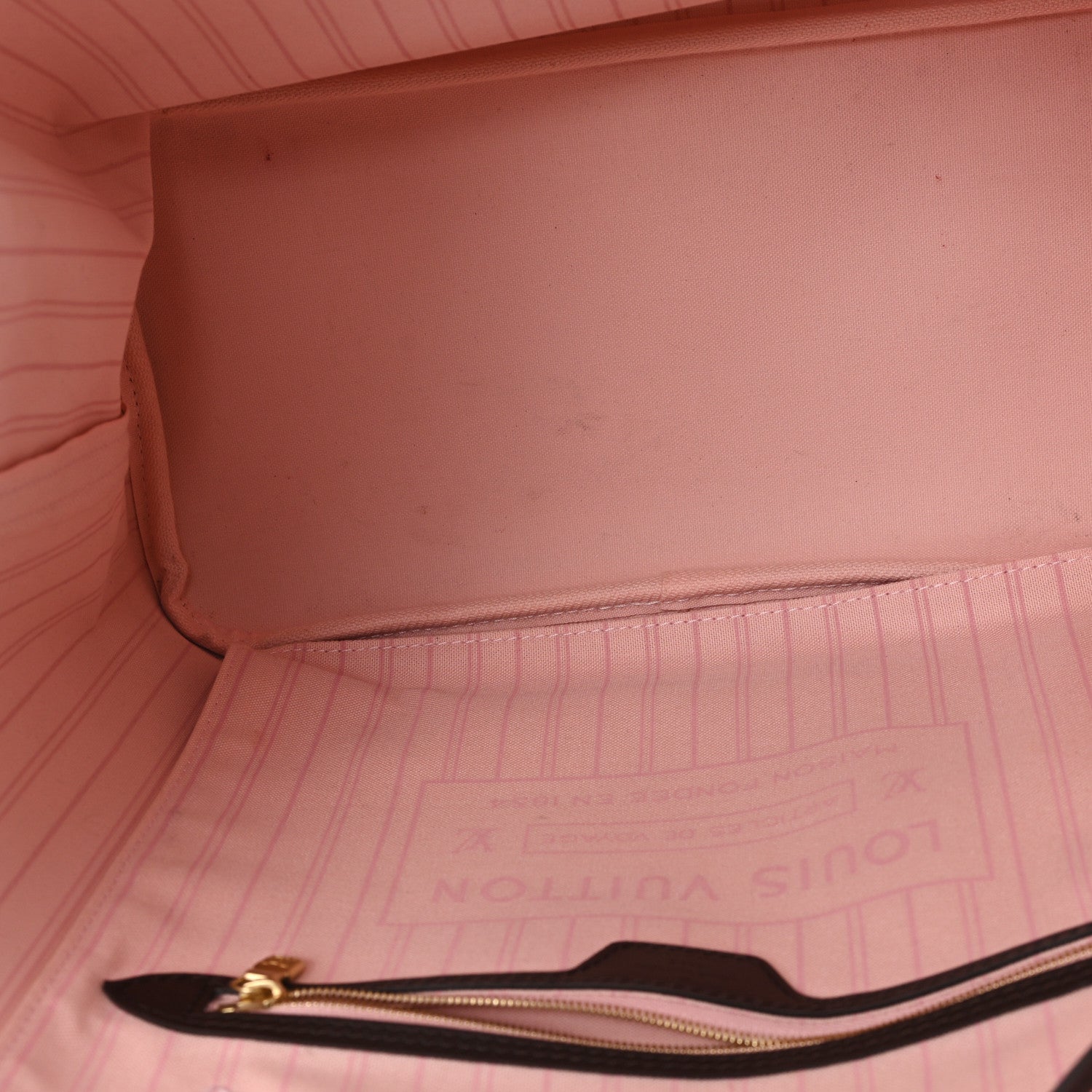 Louis Vuitton Damier Ebene Neo Neverfull MM Rose Ballerine 6 of 13