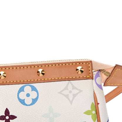 Louis Vuitton Monogram Multicolor Pochette Accessories White 12 of 13