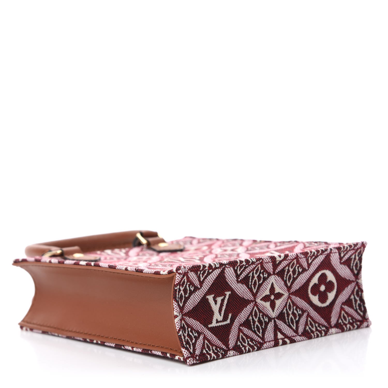 Louis Vuitton Jacquard Since 1854 Petit Sac Plat Bordeaux 4 of 11