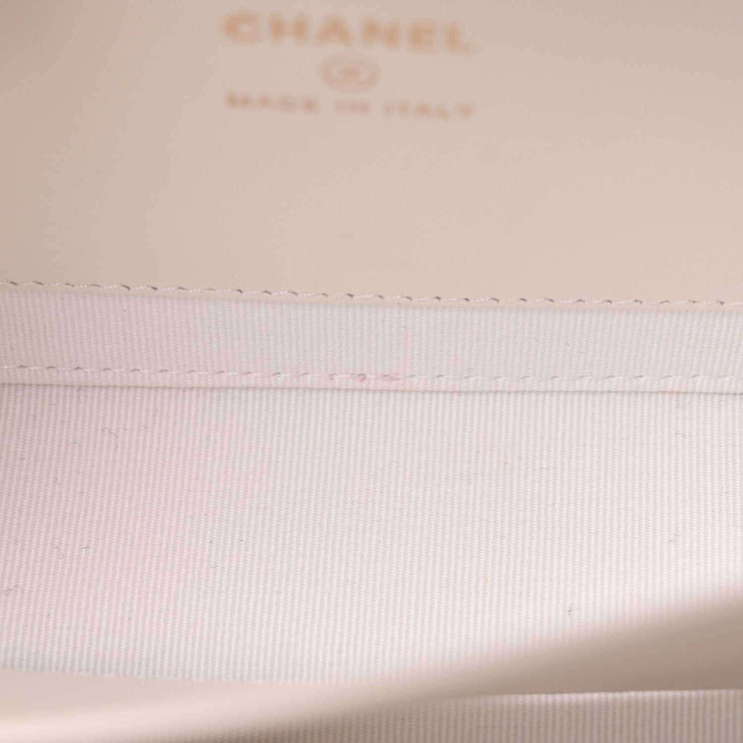 Chanel Caviar Quilted Camera Bag White 11 of 12