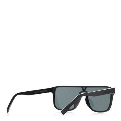 Louis Vuitton Acetate LV Waimea Square Sunglasses Z1082E Black 4 of 7