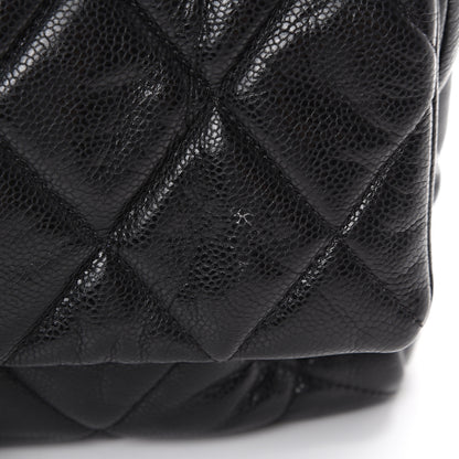 Chanel Glazed Caviar Medium Nature Flap Bag Black 15 of 15
