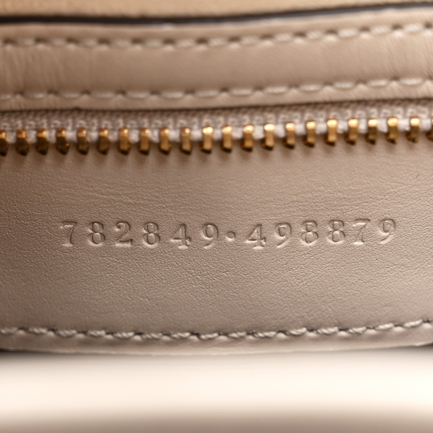 Gucci Ancora Calfskin Web Small Jackie Shoulder Bag Light Grey 7 of 10