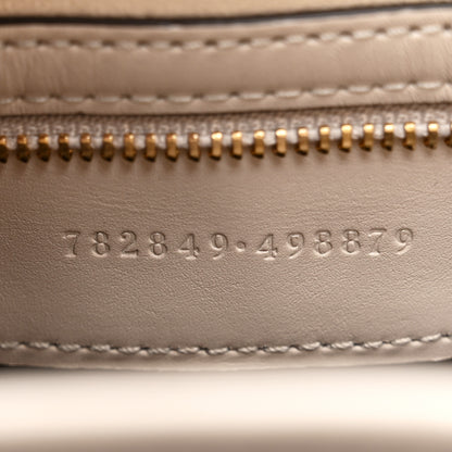 Gucci Ancora Calfskin Web Small Jackie Shoulder Bag Light Grey 7 of 10