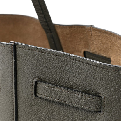 Celine Soft Grained Calfskin Small Belt Cabas Phantom Taupe 13 of 18