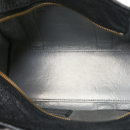 Marc Jacobs Grained Calfskin Small The Tote Bag Black 5 of 9