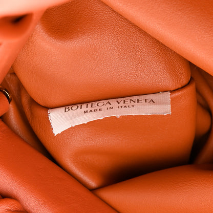 Bottega Veneta Calfskin The Pouch Chain Orange 7 of 11