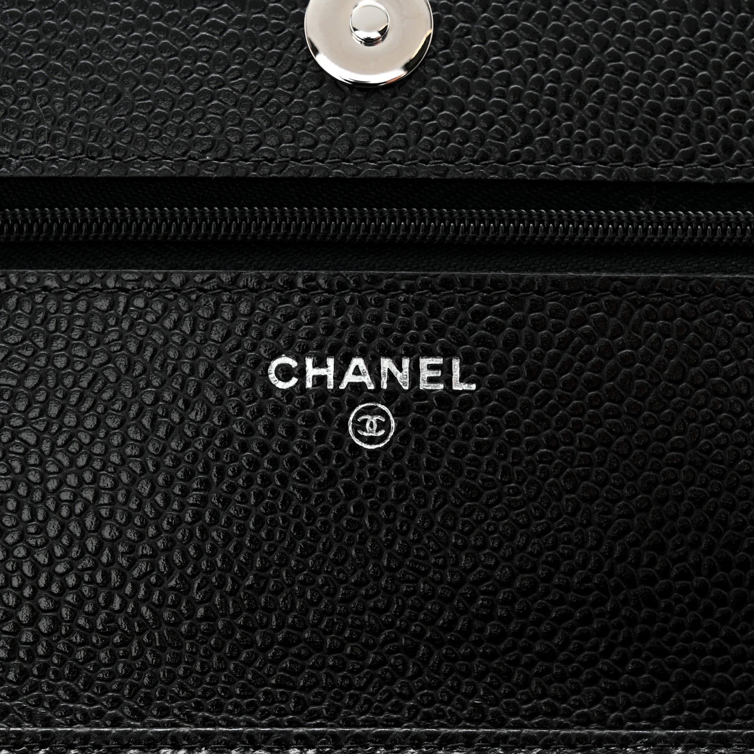 Chanel Caviar Quilted Wallet on Chain WOC Black 5 of 11
