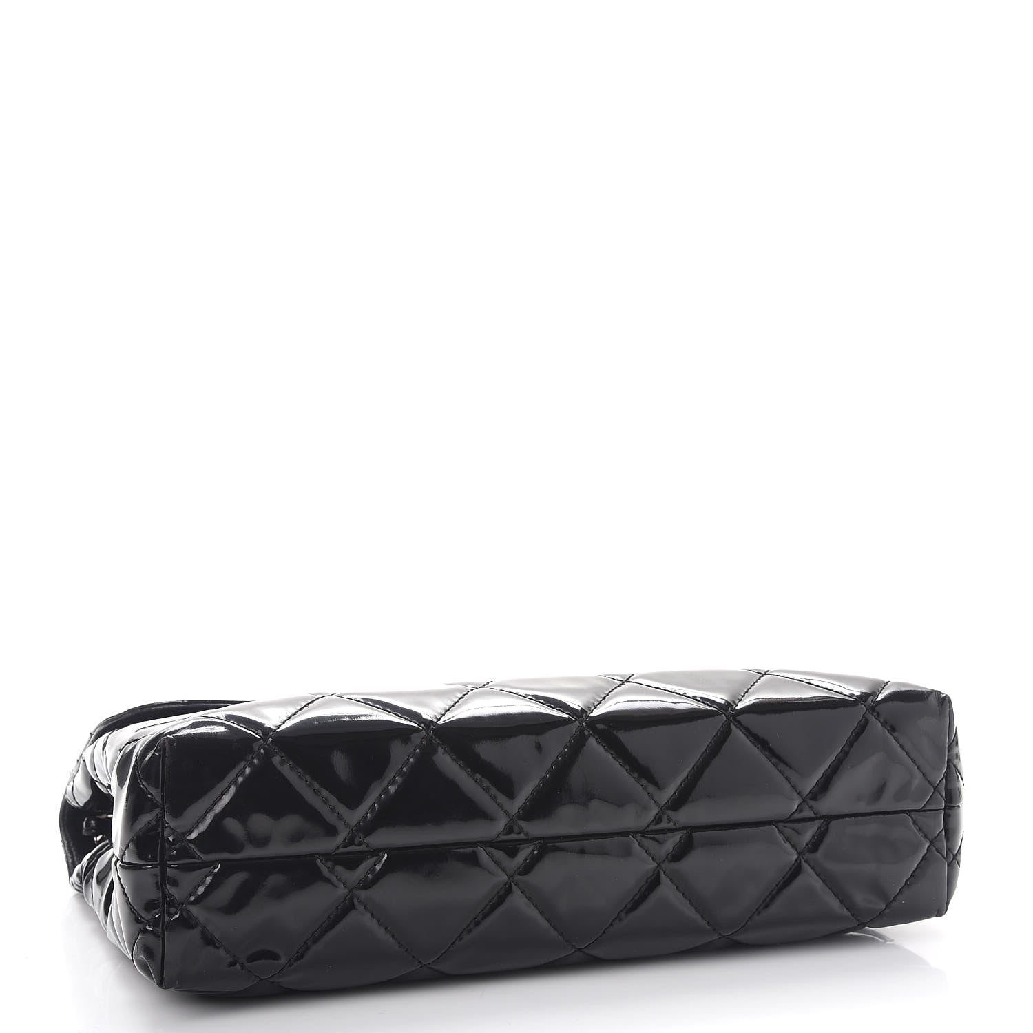 Chanel Vinyl Quilted In the Business Flap Bag Black 5 of 12