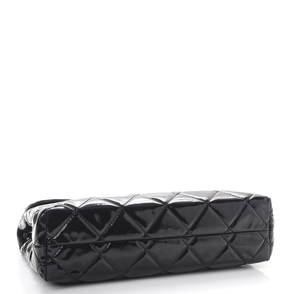 Chanel Vinyl Quilted In the Business Flap Bag Black 5 of 12