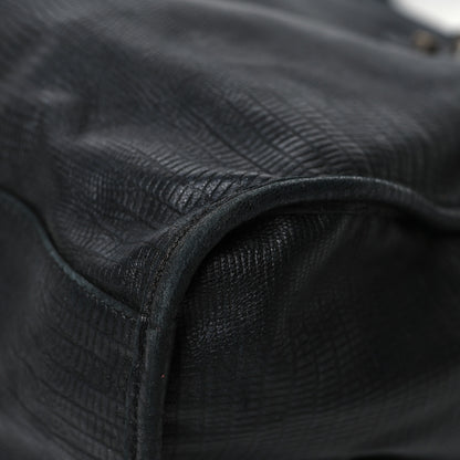 Balenciaga Calfskin Lizard Embossed Classic Hardware City Black 13 of 16