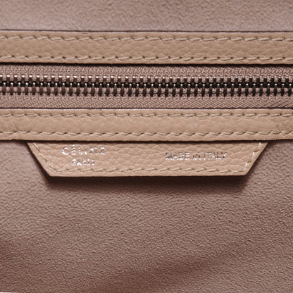 Celine Drummed Calfskin Mini Luggage Dune 6 of 7