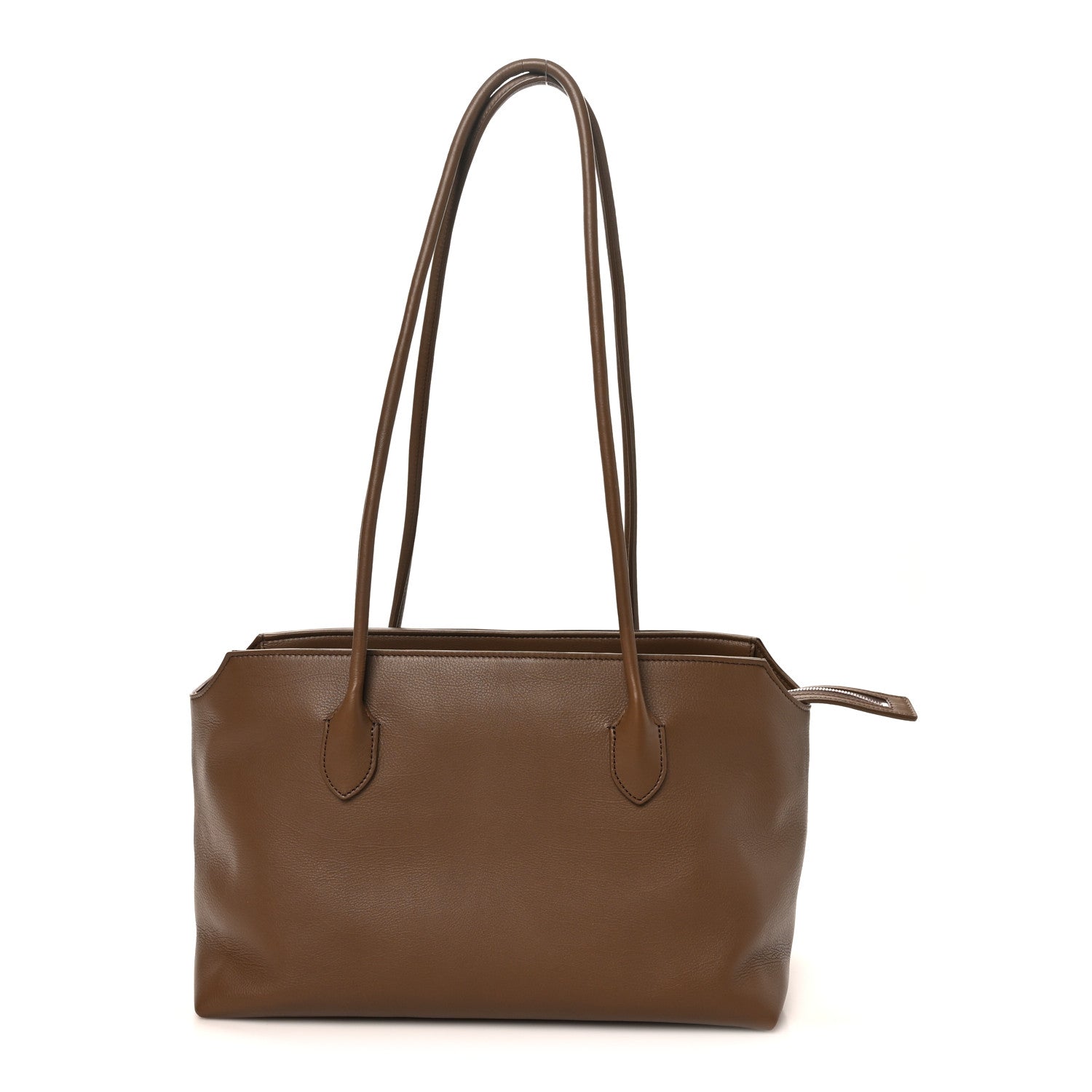The Row Grained Calfskin Terrasse Bag Tawny Brown 1 of 9