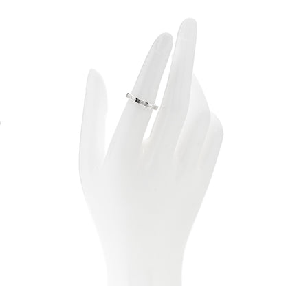Tiffany Sterling Silver Narrow Notes Ring 50 5.25 2 of 4