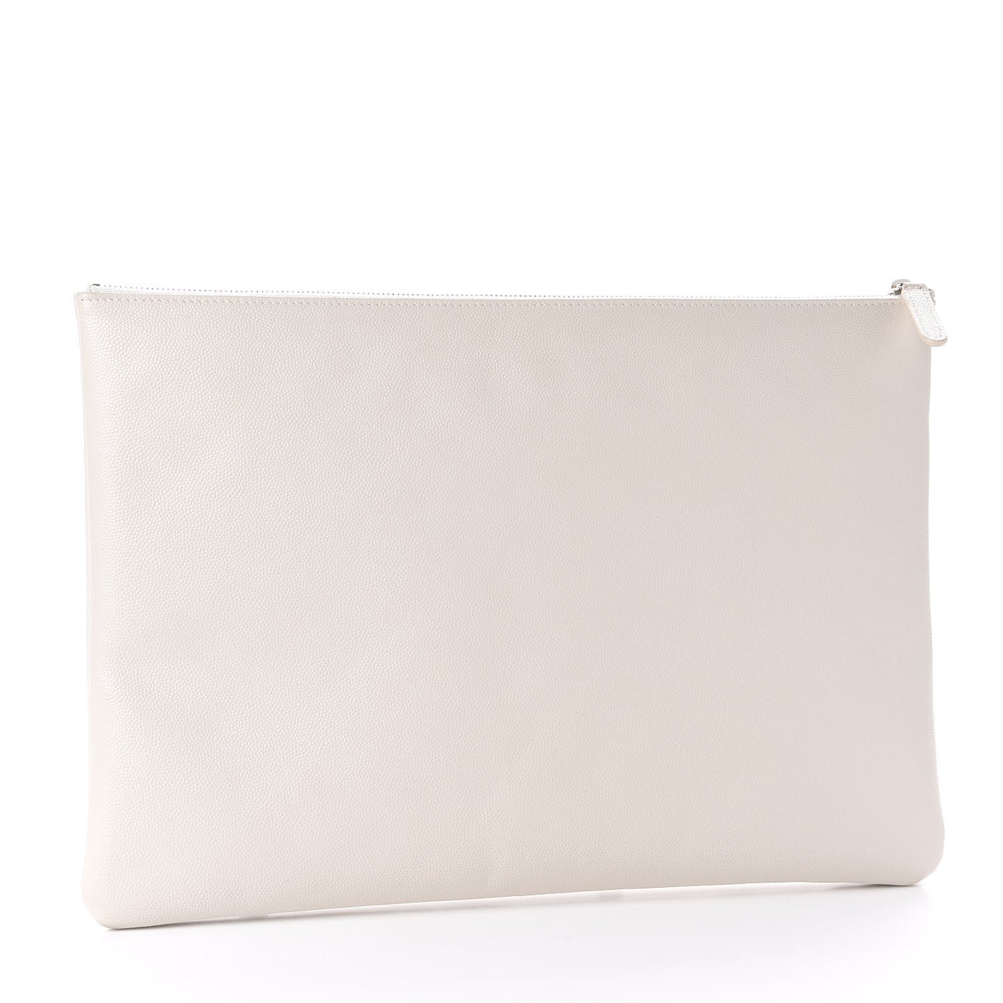 Caviar Studded Large Deauville Pouch Beige