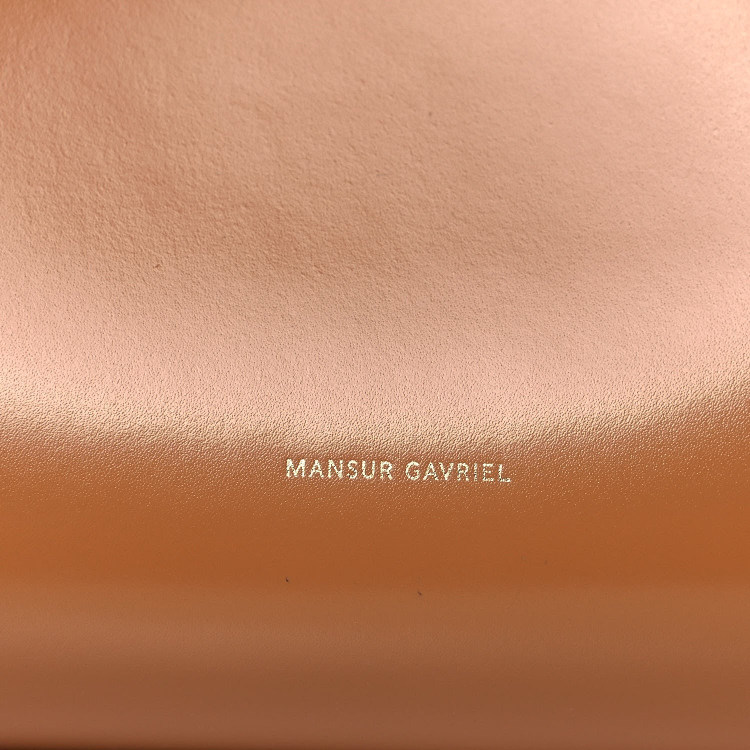 Mansur Gavriel Polished Calfskin Mini Candy Bag Caramel 6 of 10