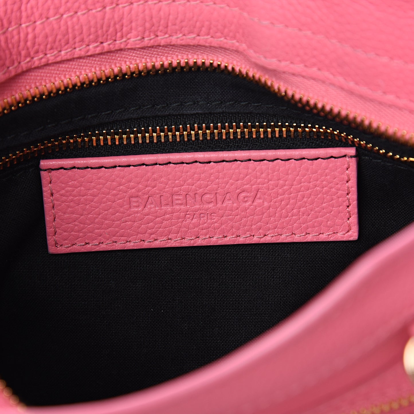 Veau Gravier Classic Gold Hardware Mini City Rose Dragee